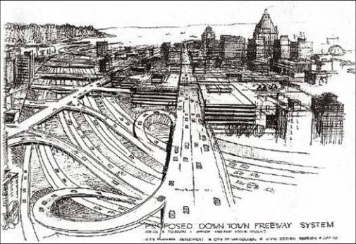 Project 200 proposed freeway system